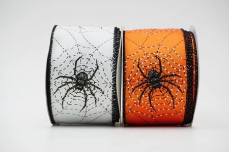 Halloween with the Spider Web Ribbon